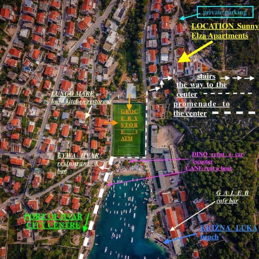 Apartment Sunny Elza 2 Hvar Town Luaran gambar